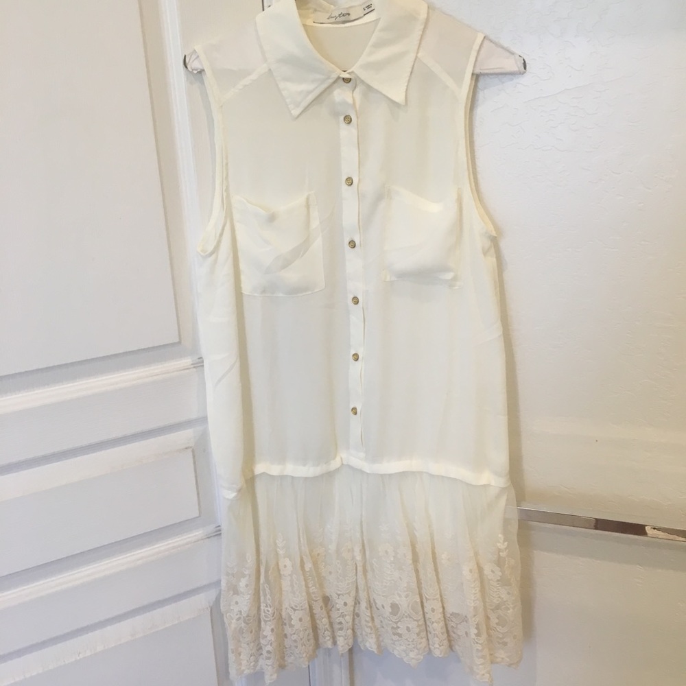 Button up dress